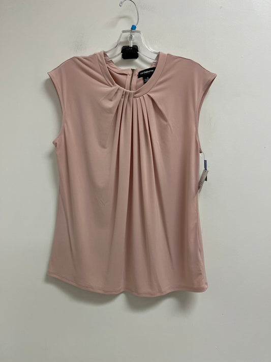 Top Sleeveless By Liz Claiborne In Pink, Size: M