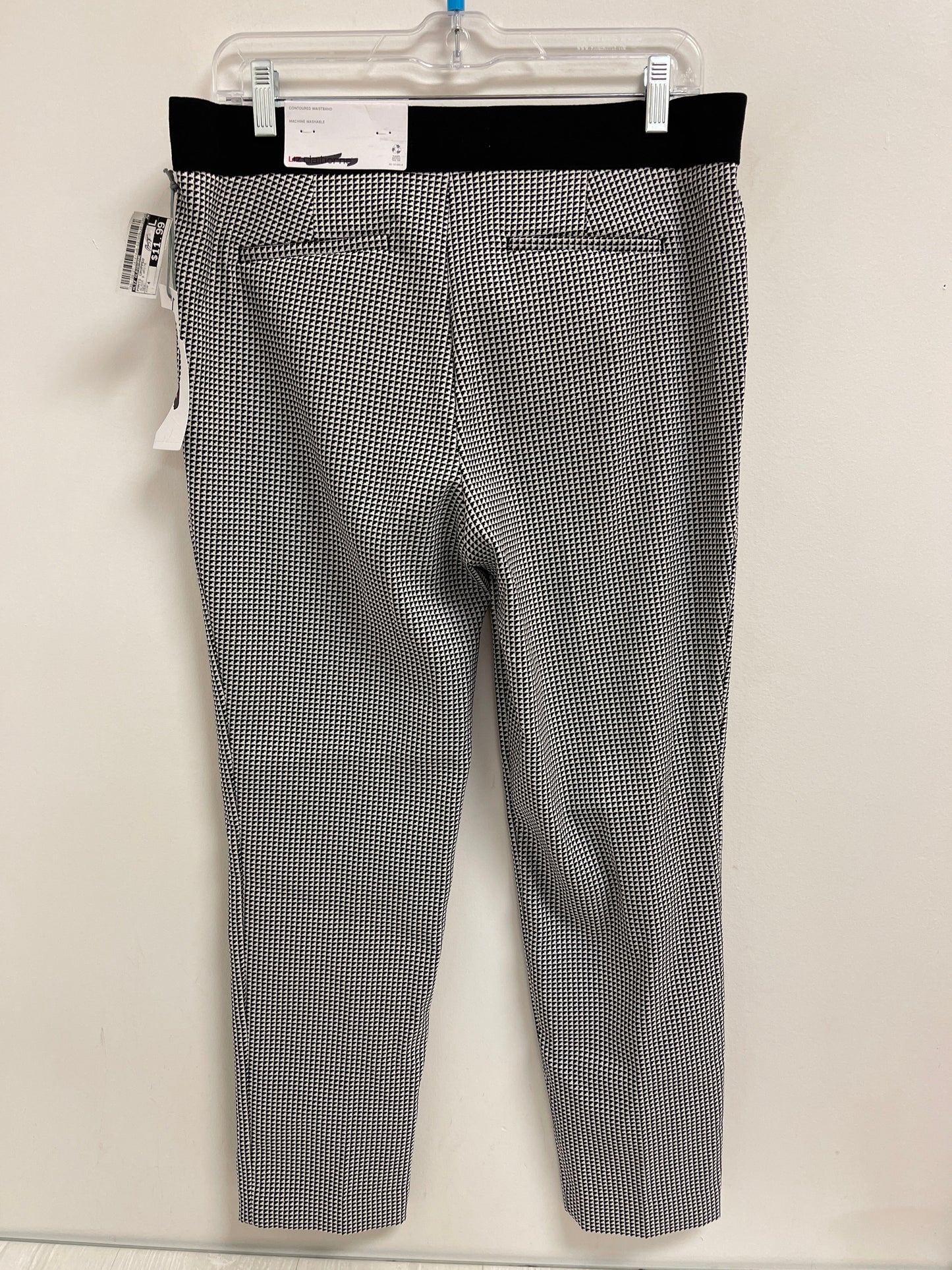 Pants Cropped By Liz Claiborne In Black & White, Size: 4