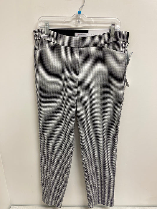 Pants Cropped By Liz Claiborne In Black & White, Size: 4