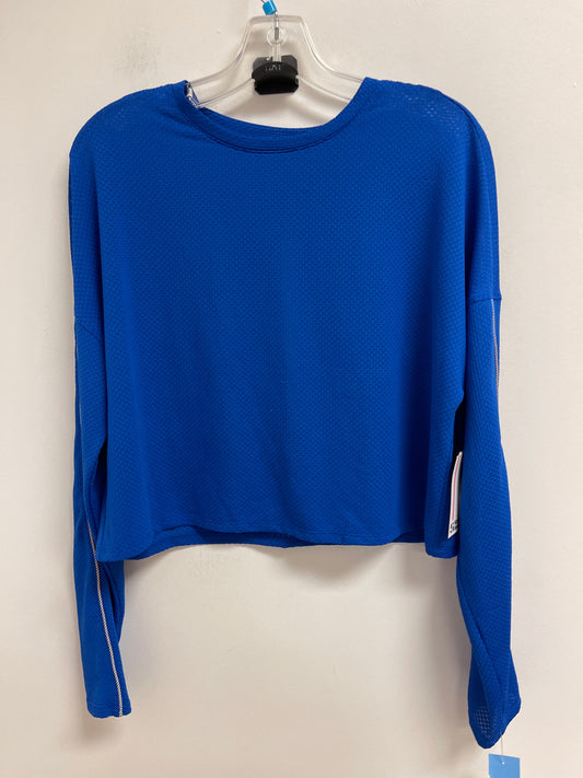 Athletic Top Long Sleeve Crewneck By Clothes Mentor In Blue, Size: S