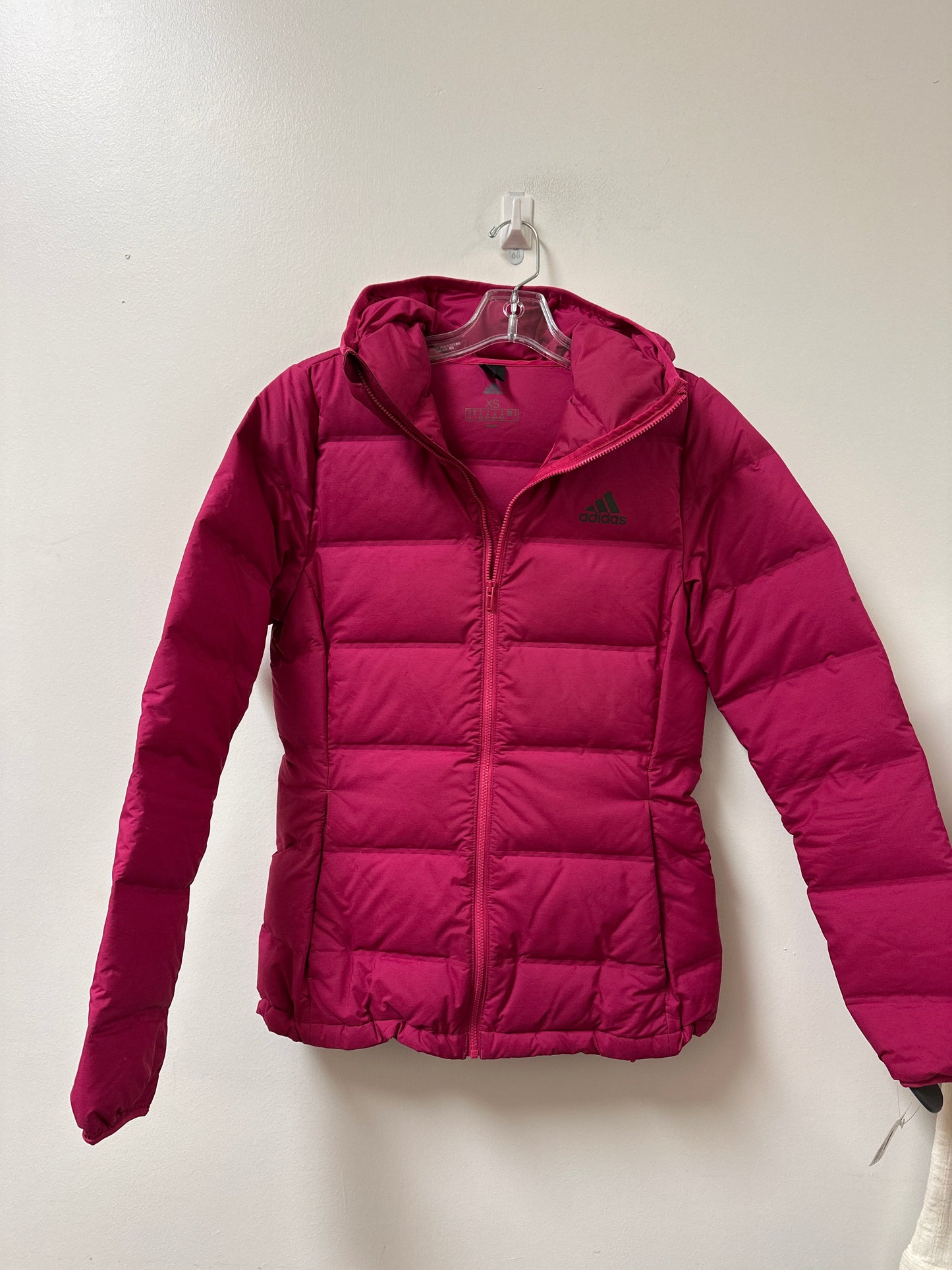 Coat Puffer & Quilted By Adidas In Pink, Size: Xs