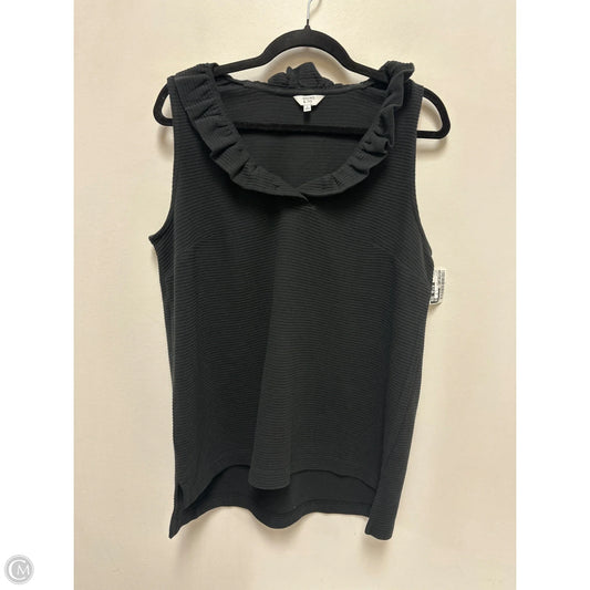 Top Sleeveless By Crown And Ivy In Black, Size: L