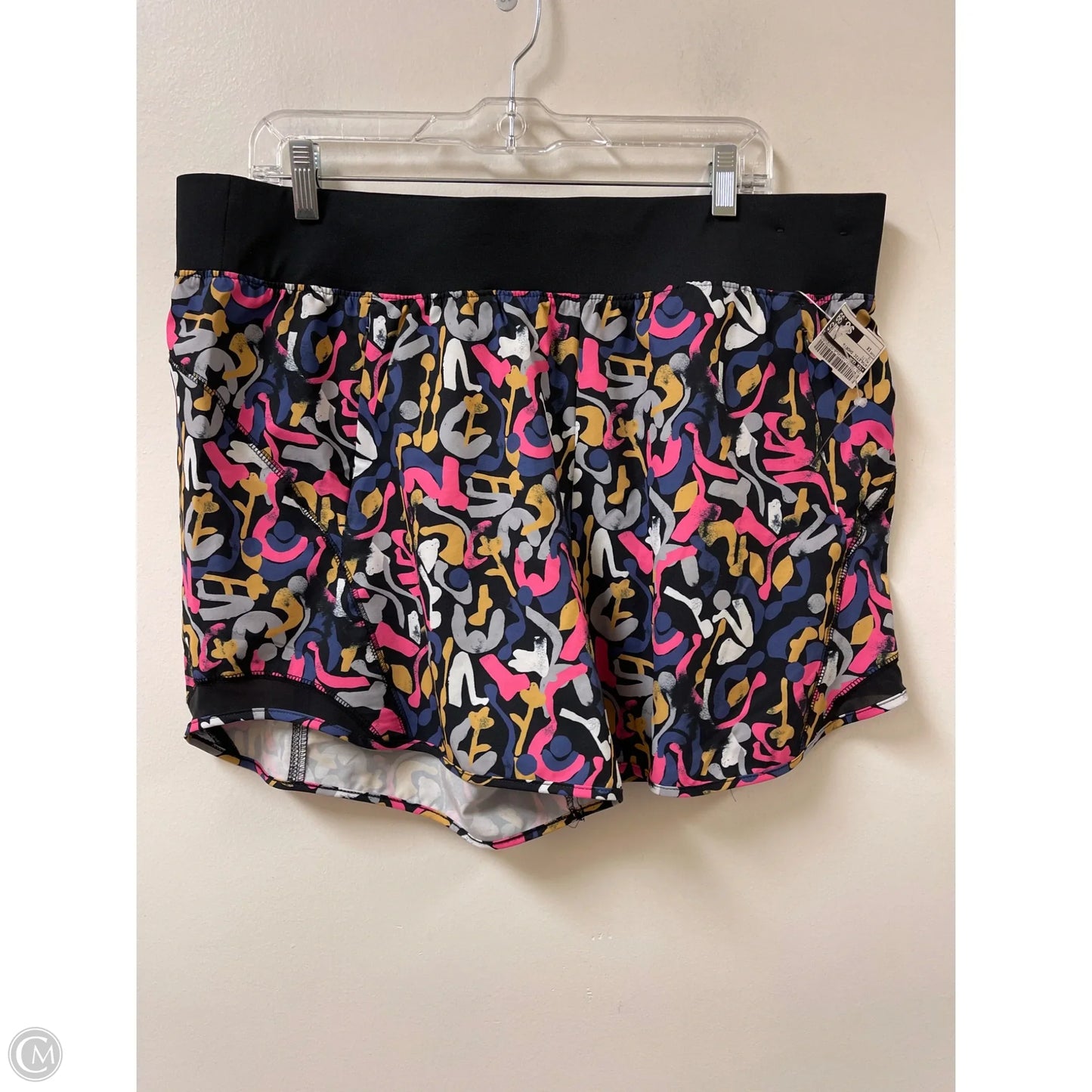 Athletic Shorts By Tek Gear In Multi-colored, Size: 1x