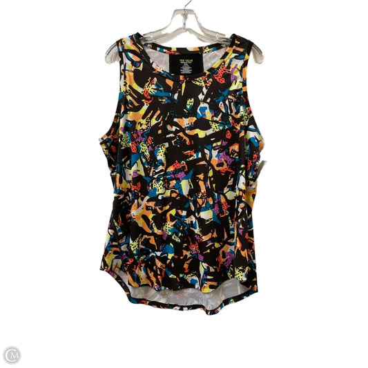 Athletic Tank Top By Tek Gear In Multi-colored, Size: 1x