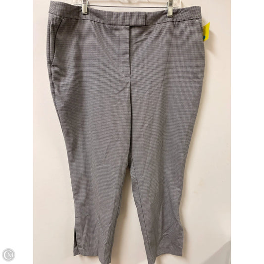 Pants Dress By Worthington In Checkered Pattern, Size: 18