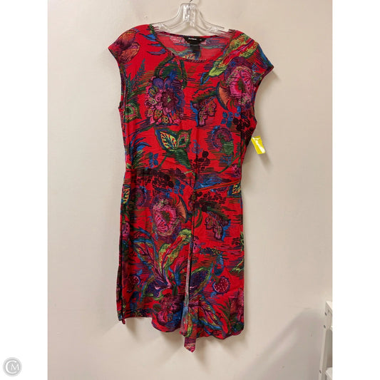 Dress Casual Midi By Desigual In Red, Size: Xl