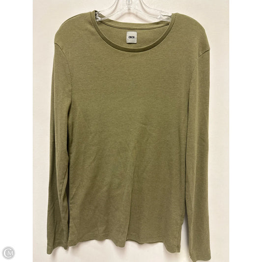 Top Long Sleeve By Asos In Green, Size: L