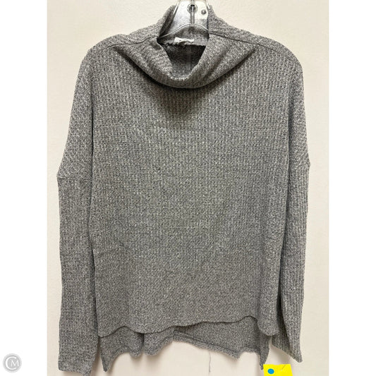Top Long Sleeve By Bke In Grey, Size: S