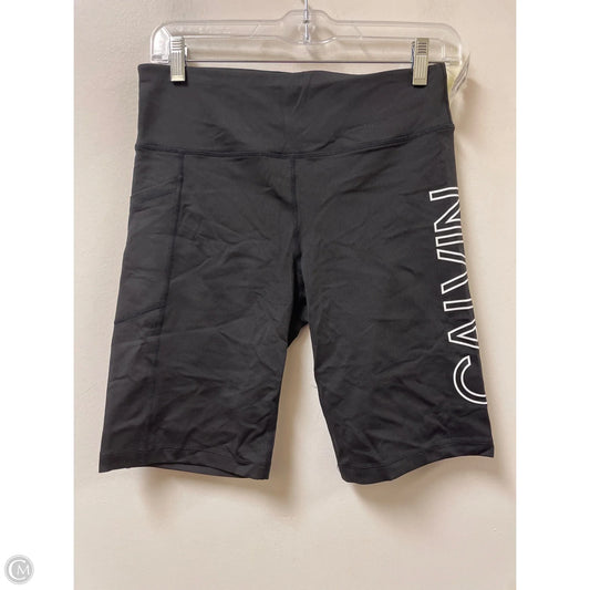 Athletic Shorts By Calvin Klein In Black, Size: M