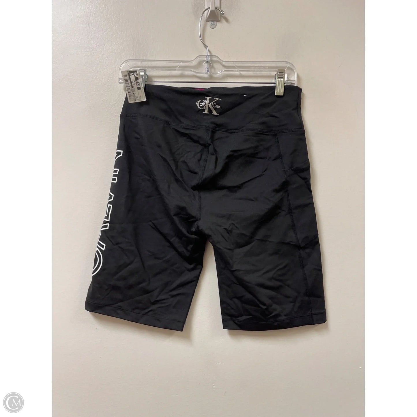 Athletic Shorts By Calvin Klein In Black, Size: M