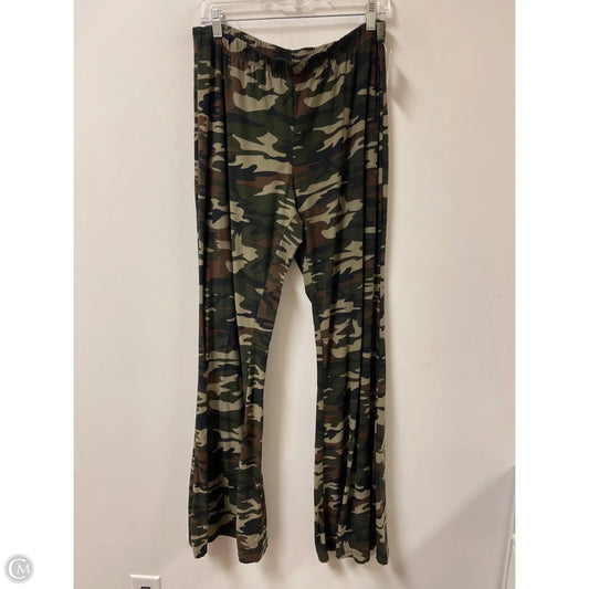 Pants Lounge By Hot Kiss In Camouflage Print, Size: 14