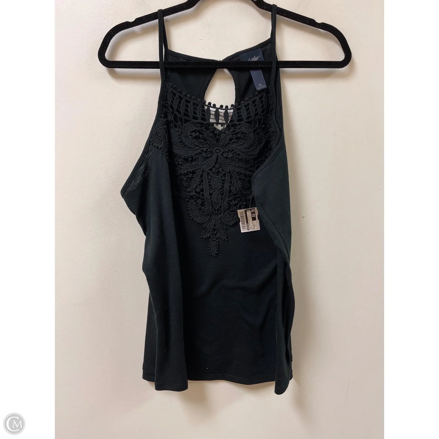 Top Sleeveless By Daytrip In Black, Size: Xl