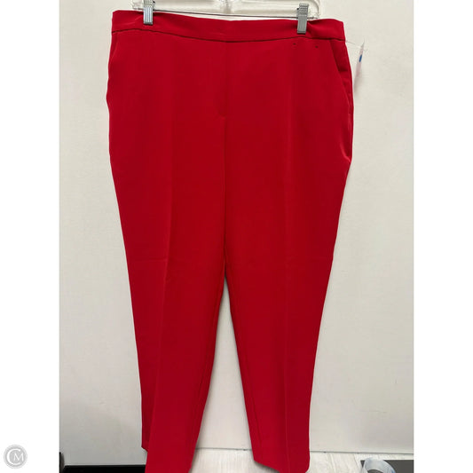 Pants Dress By Tommy Hilfiger In Red, Size: 16