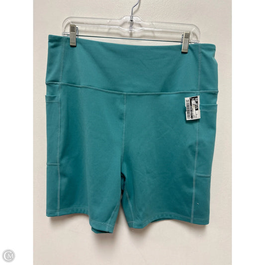 Athletic Shorts By Clothes Mentor In Green, Size: 1x