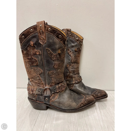 Boots Western By Bed Stu In Brown, Size: 9