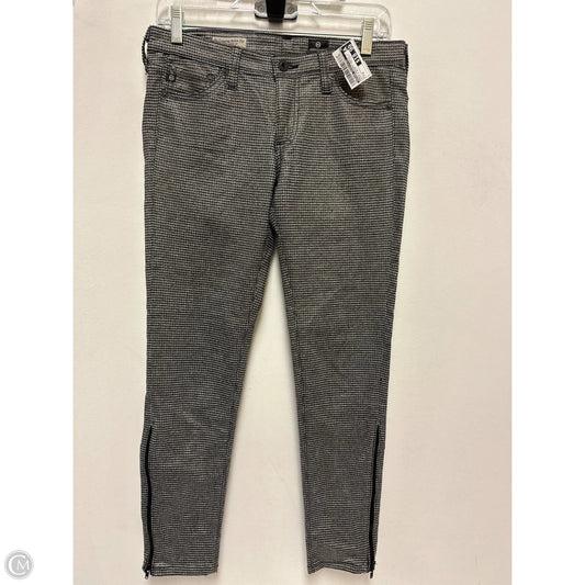 Pants Leggings By Adriano Goldschmied In Black & White, Size: 4