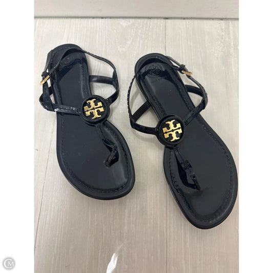 Sandals Designer By Tory Burch In Navy, Size: 9