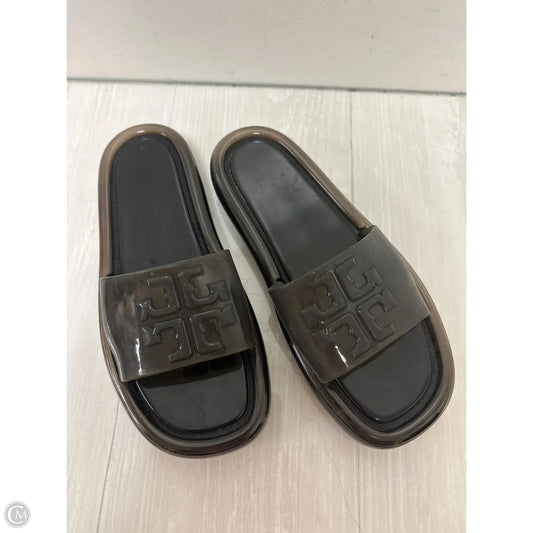 Sandals Designer By Tory Burch In Grey, Size: 8