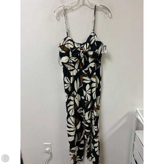 Jumpsuit By Clothes Mentor In Black & Brown, Size: L