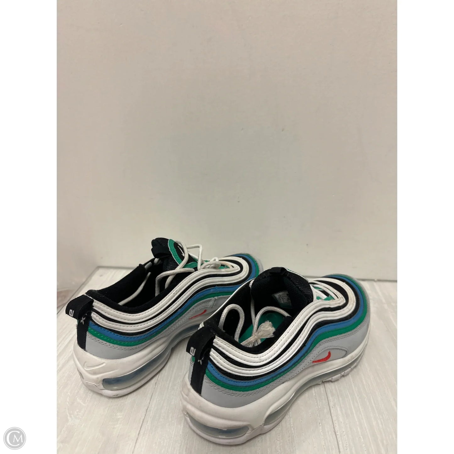 Shoes Athletic By Nike In Blue & Green, Size: 7.5