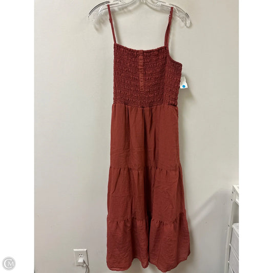Dress Casual Maxi By Universal Thread In Orange, Size: L