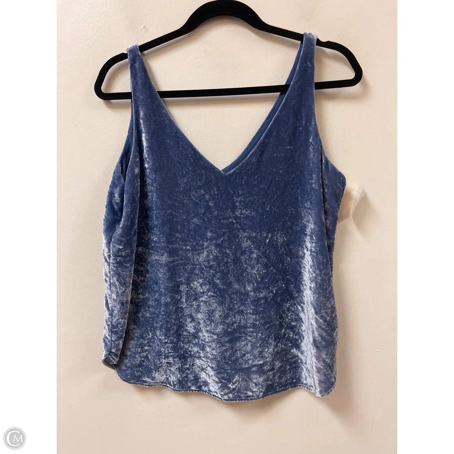 Top Sleeveless By Loft In Blue & Brown, Size: S