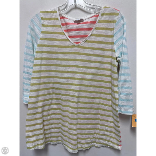 Top Long Sleeve By J. Jill In Striped Pattern, Size: S