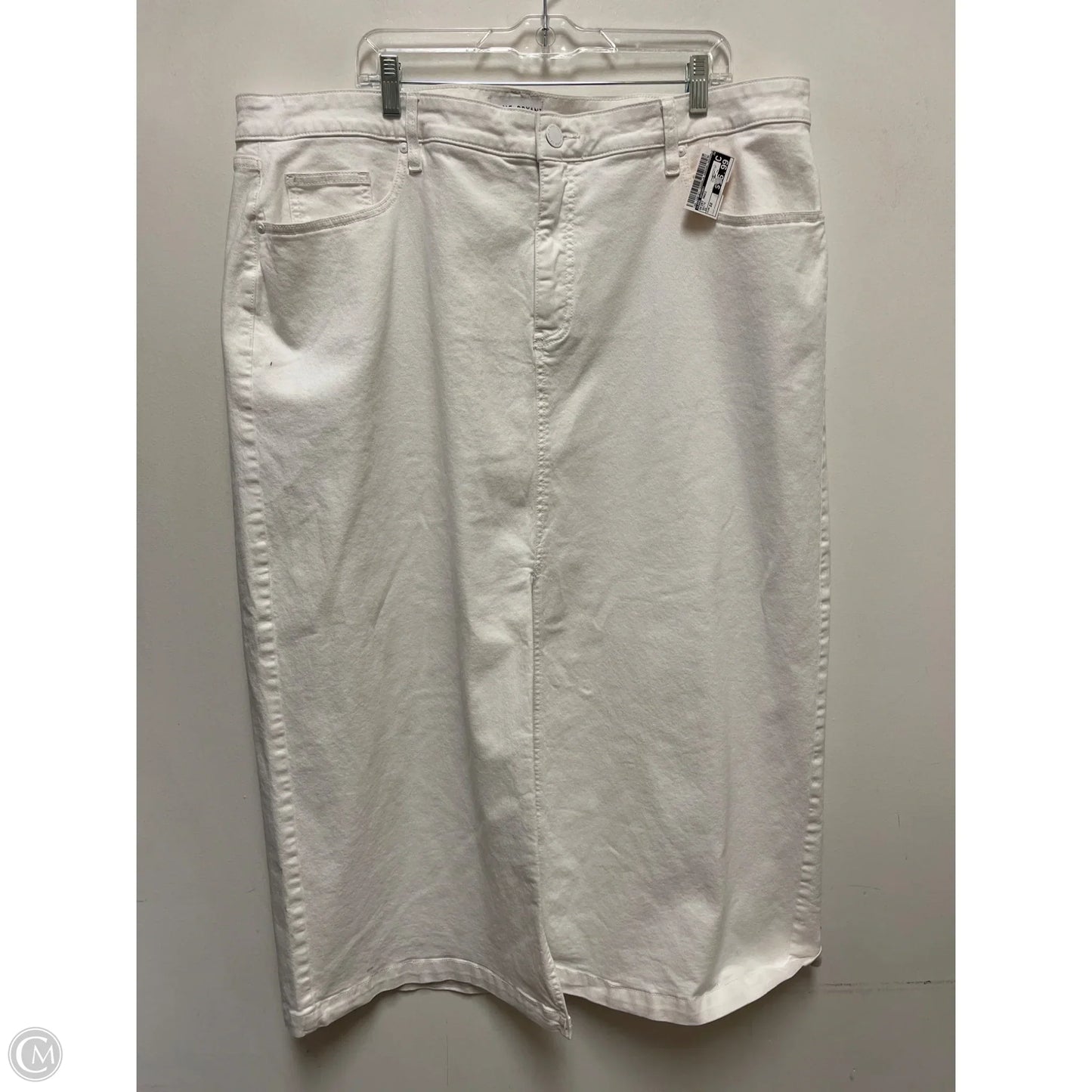 Skirt Maxi By Lane Bryant In White, Size: 22