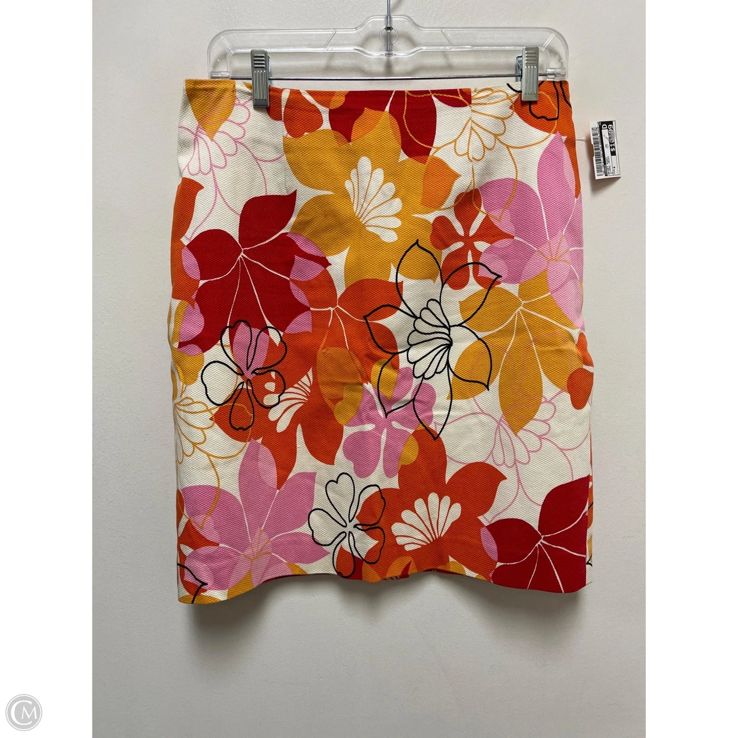 Skirt Midi By Grace In Floral Print, Size: 8