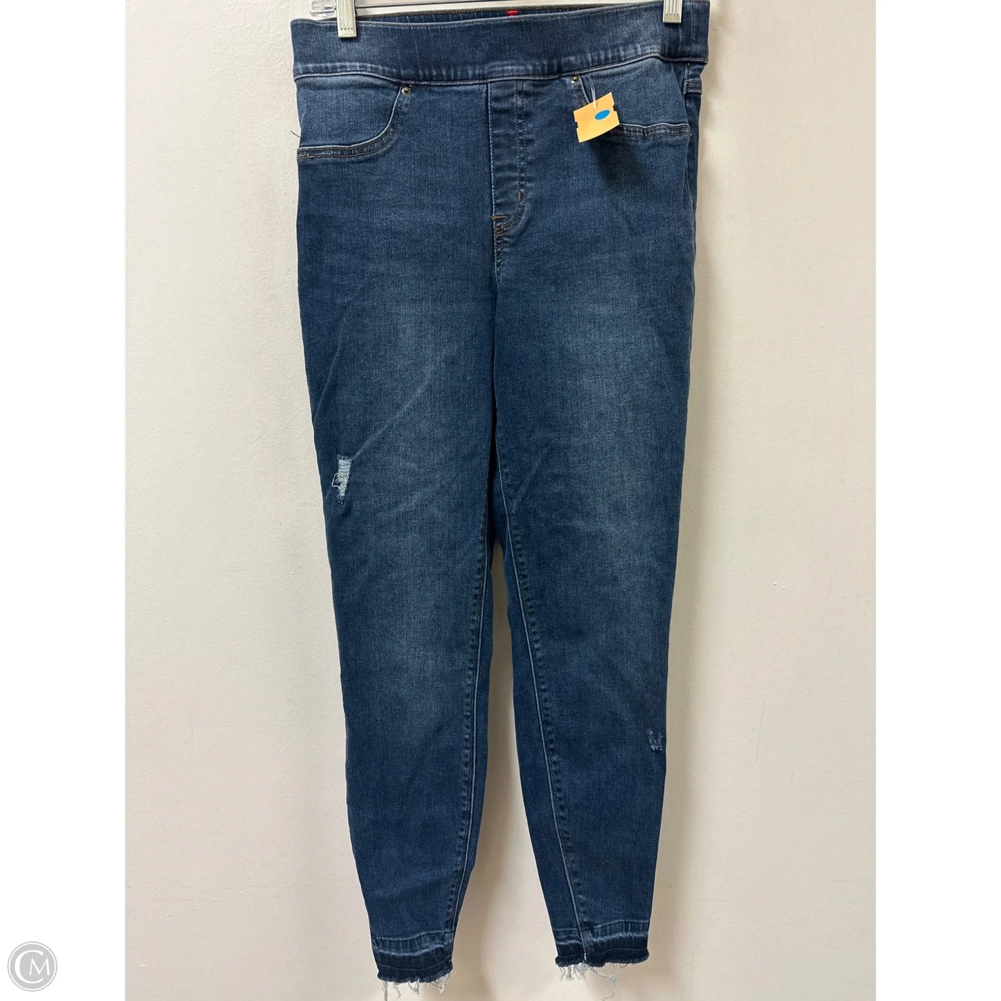 Jeans Skinny By Spanx In Blue Denim, Size: 8