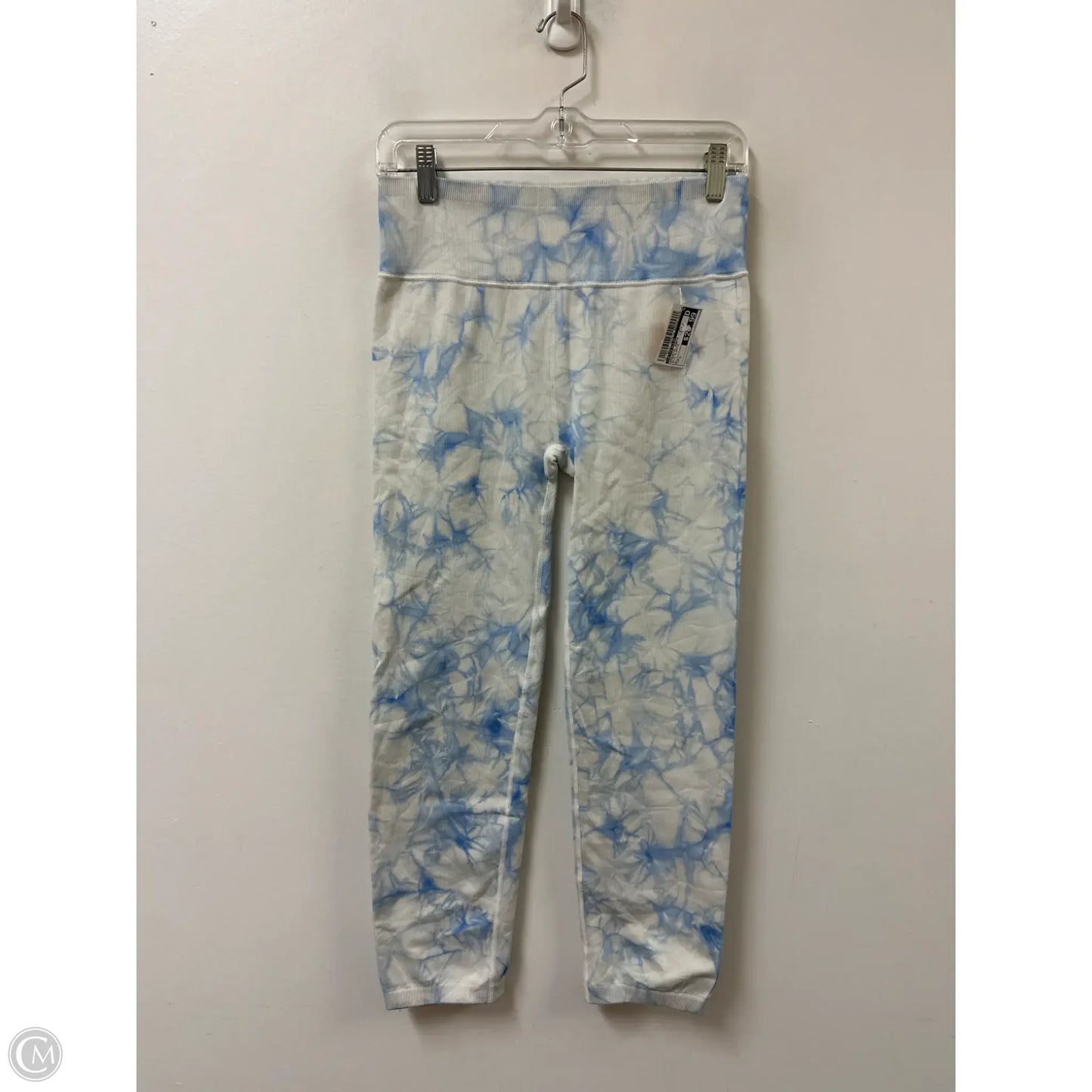 Athletic Pants By Calvin Klein In Blue & White, Size: L