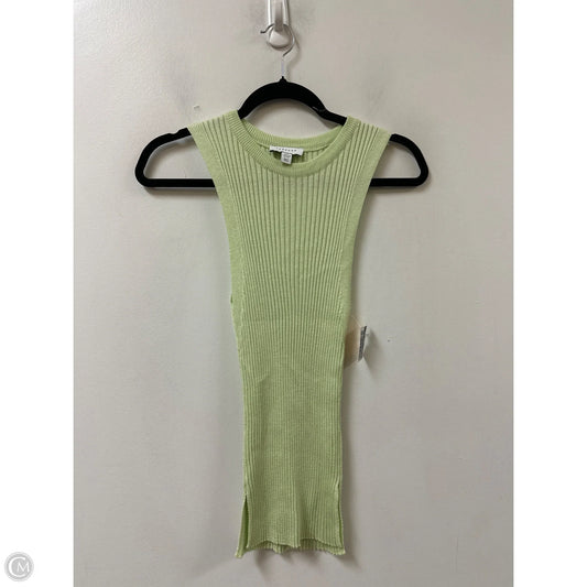 Top Sleeveless By Top Shop In Green, Size: S