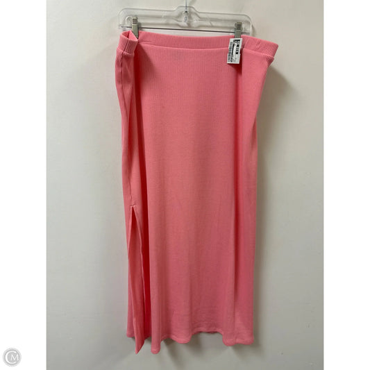 Skirt Maxi By Old Navy In Pink, Size: 2x