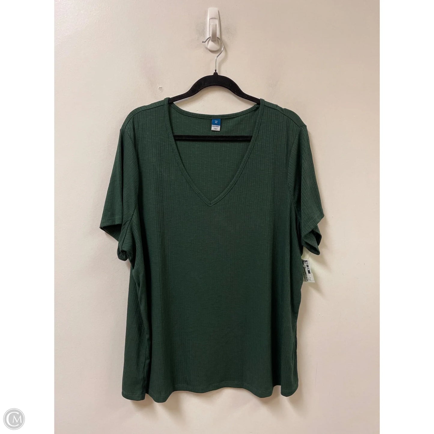 Top Short Sleeve Basic By Old Navy In Green, Size: 1x