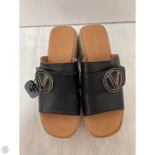 Sandals Designer By Valentino-mario In Black, Size: 9.5