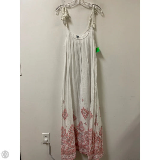 Dress Casual Maxi By Aerie In White, Size: L
