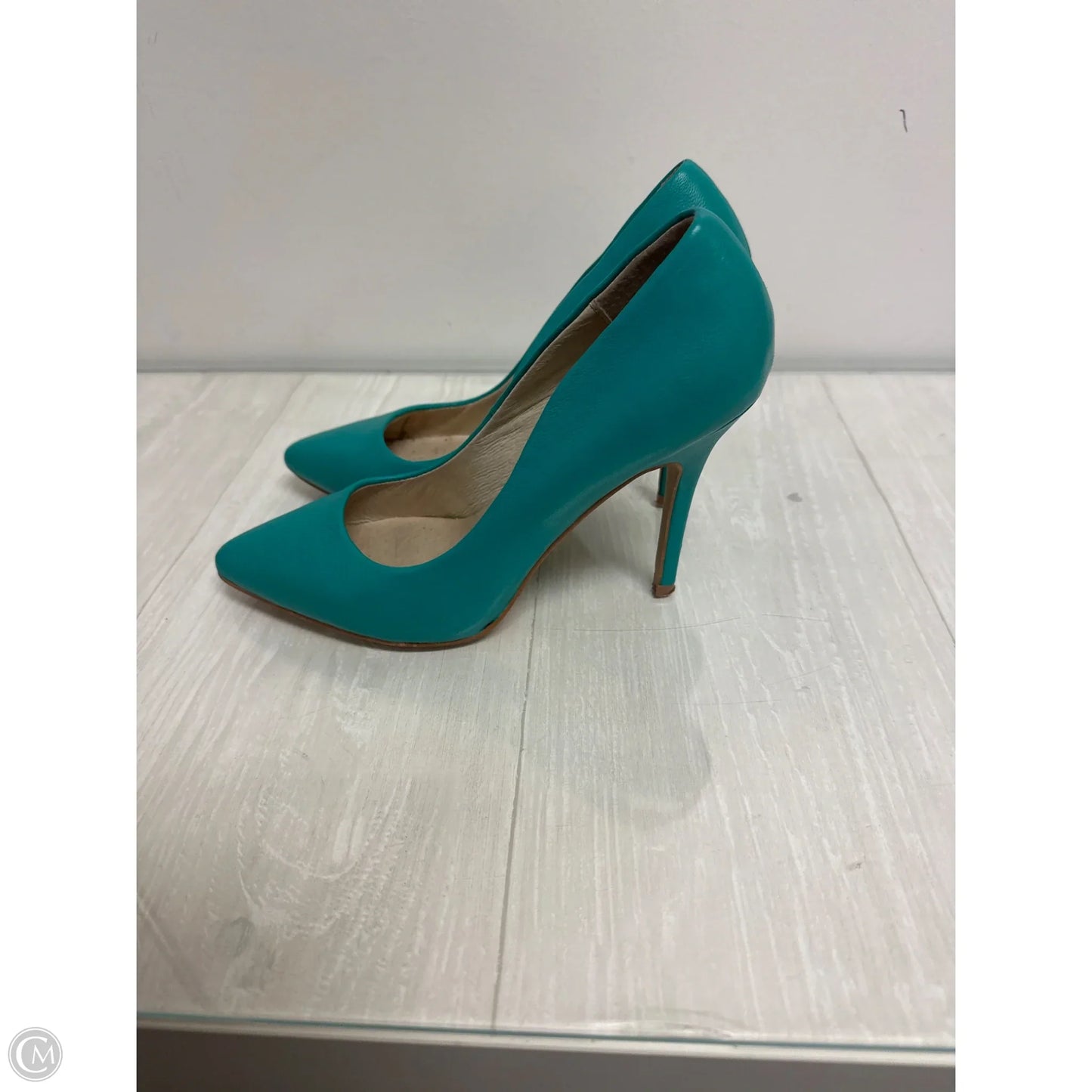 Shoes Heels Stiletto By Aldo In Green, Size: 7