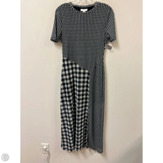 Dress Casual Maxi By Topshop In Checkered Pattern, Size: M