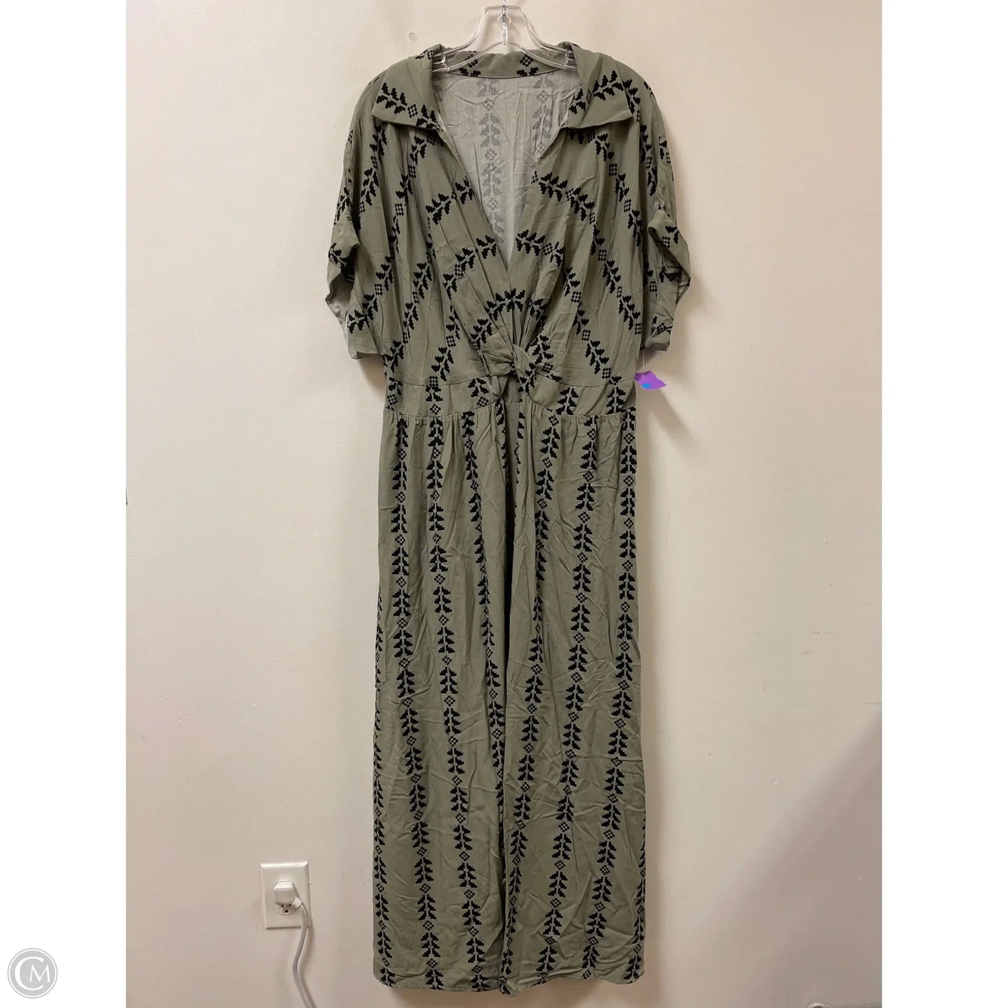Dress Casual Maxi By Clothes Mentor In Green, Size: 1x