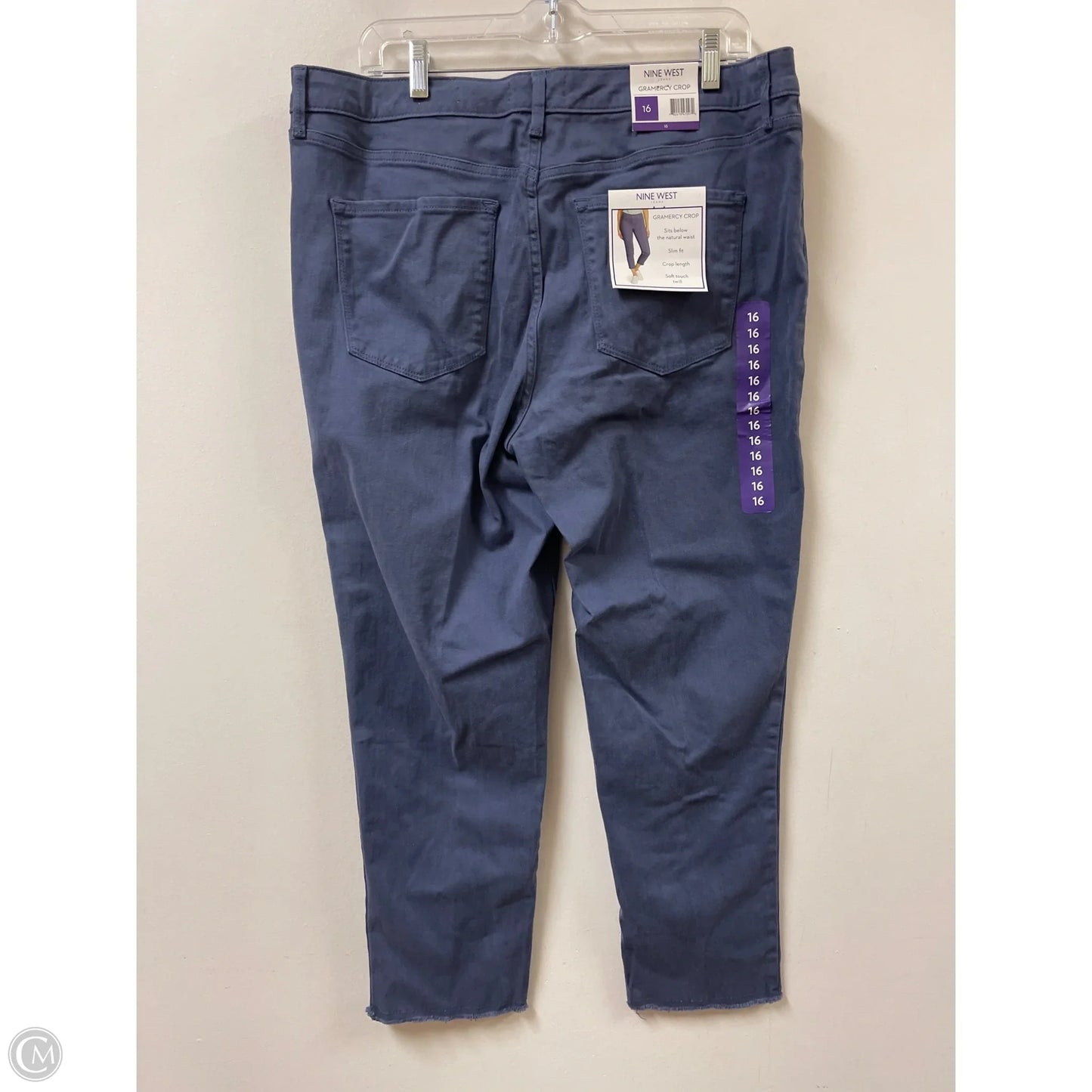 Pants Cropped By Nine West In Purple, Size: 16
