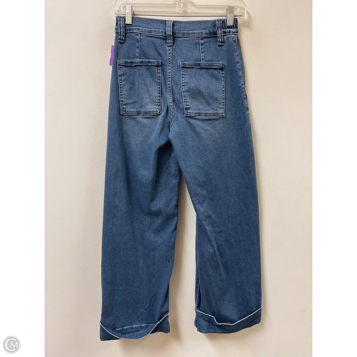 Jeans Cropped By Vervet In Blue Denim, Size: 2