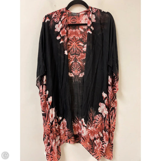 Kimono By Clothes Mentor In Black, Size: Osfm