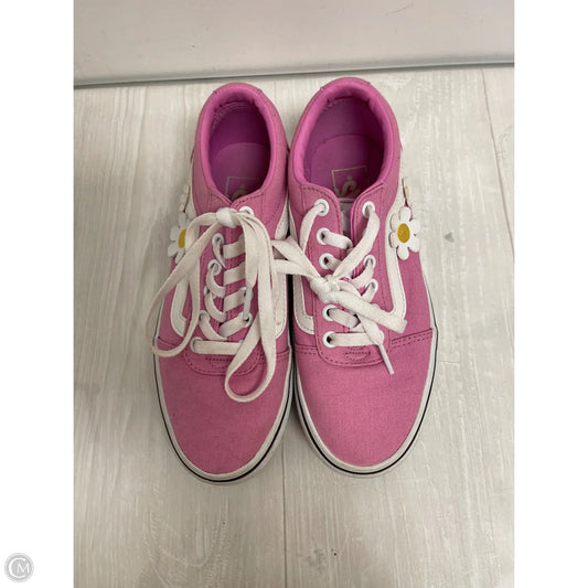 Shoes Sneakers By Vans In Pink, Size: 6