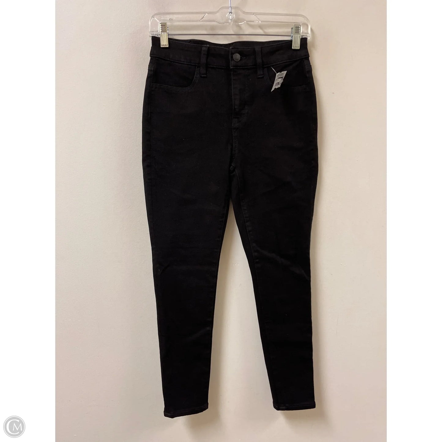 Jeans Skinny By American Eagle In Black, Size: 4