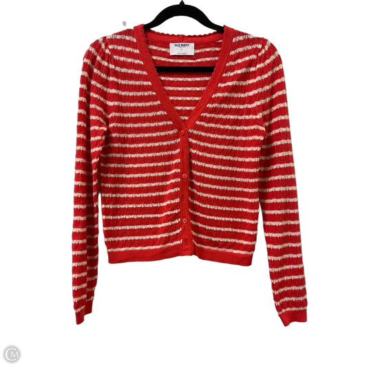 Sweater Cardigan By Old Navy In Coral, Size: S