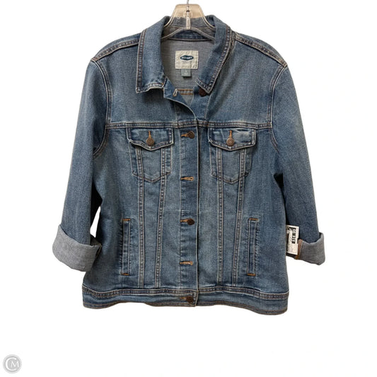 Jacket Denim By Old Navy In Blue Denim, Size: L