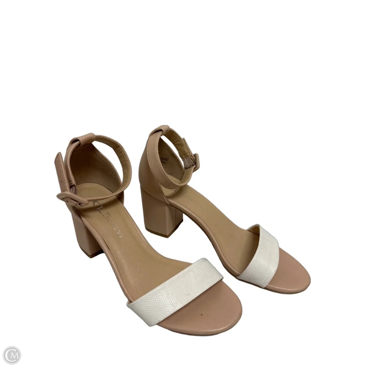 Sandals Heels Block By Cl By Chinese Laundry In Tan, Size: 6.5