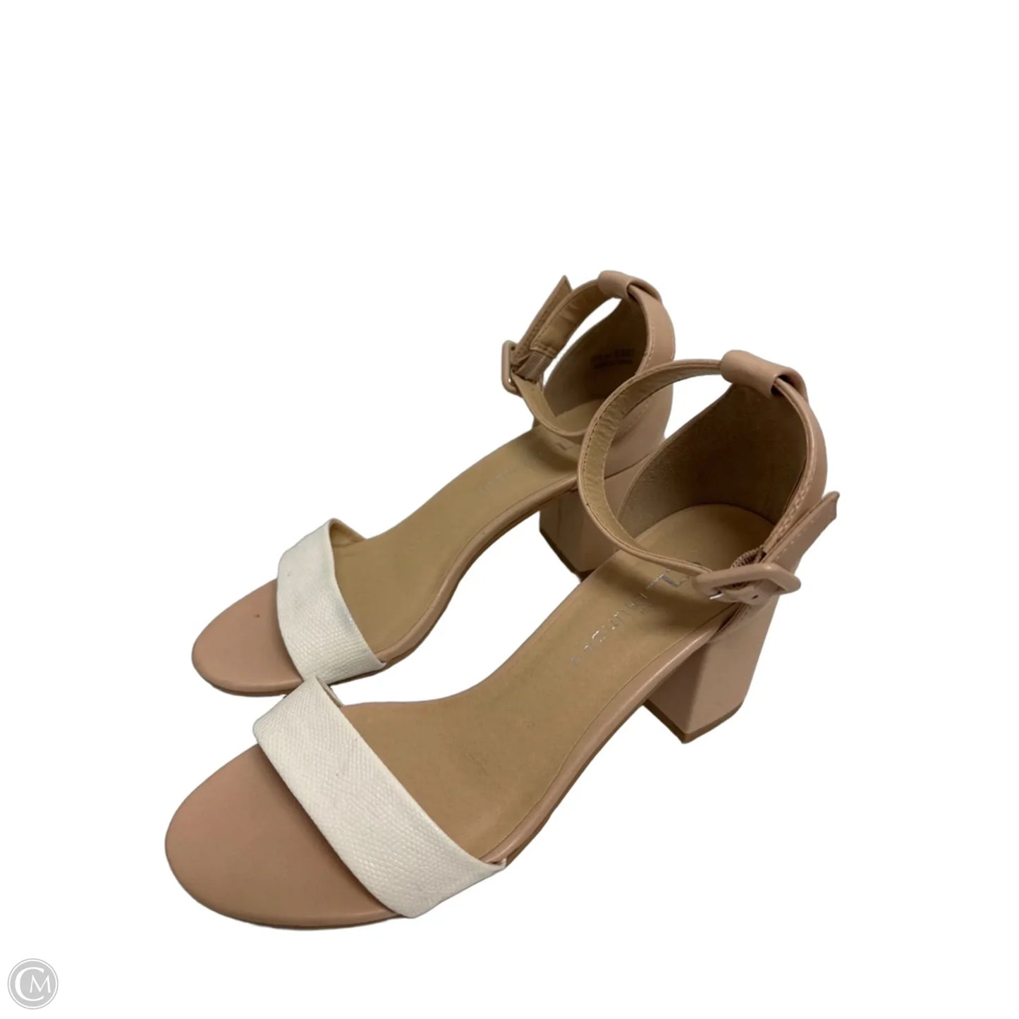 Sandals Heels Block By Cl By Chinese Laundry In Tan, Size: 6.5