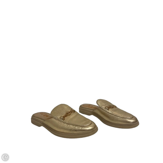 Shoes Flats By Sam Edelman In Gold, Size: 7
