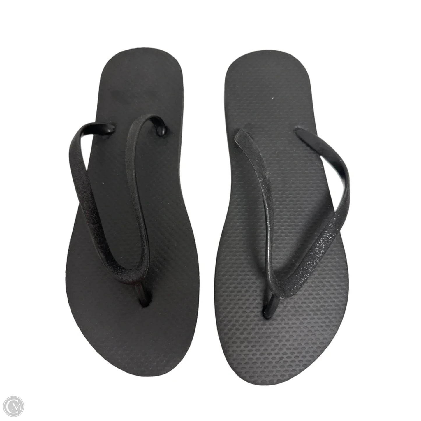 Sandals Flip Flops By Clothes Mentor In Black, Size: 7